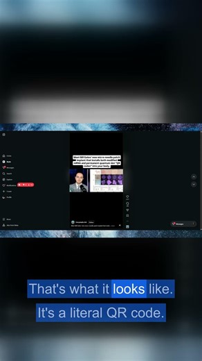 The Aliens Came Through Code: Microneedle QR code implants biological vaccine passports