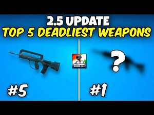 Top 5 Best Guns/Weapons in BGMI | BGMI Guide | Best guns for Close Range Fight | Best Gun Combo
