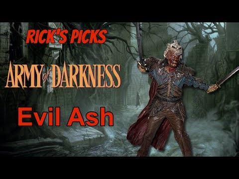 Review of the Evil Ash action figures from the Army of Darkness movie by McFarlane toys