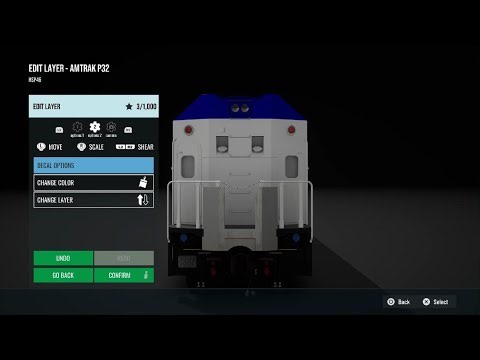 Train Sim World 6 Tutorial. Of painting. The Amtrak. P32. DLC.