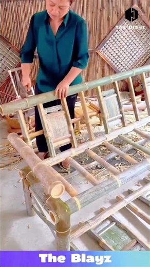 Amazing Bamboo Bench Making Process | How to Build a Strong Bamboo Bench Step by Step