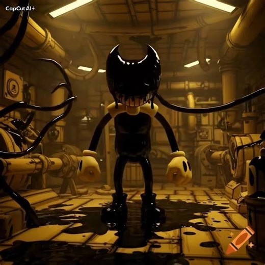 Ink Demon Bendy In Capcut A.I Video