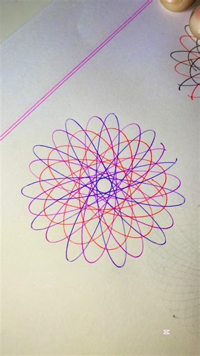 Dushto Kukil | Spirograph Art Challenge | #shorts #Atik_Mia_official