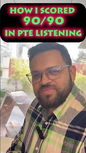 PTE Listening: My Secret to Scoring 90/90! #shorts #pte