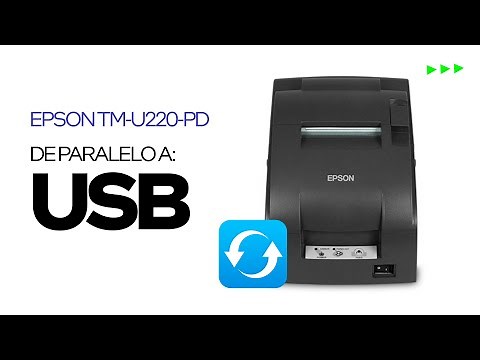 EPSON TM-U220 PARALLEL TO USB (TUTORIAL)