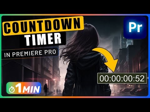 How to Add A COUNTDOWN Timer in Premiere Pro