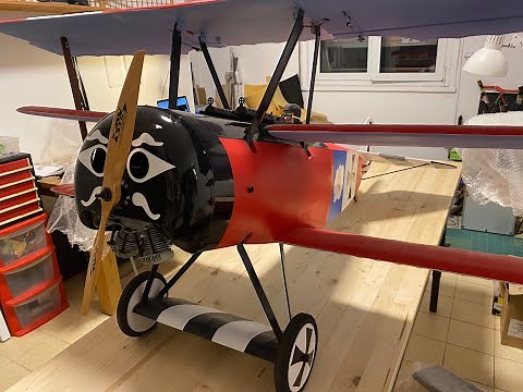DW Hobby FOKKER DR1 R/C model Build