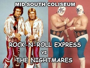 59K views · 673 reactions | Rock N Roll Express vs The Nightmares (1-13-85) January 13, 1985 - The Rock N Roll Express (Ricky Morton & Robert Gibson) versus The Nightmares (Ken Wayne & Danny Davis) with manager Jimmy Hart at the Mid-South Coliseum in Memphis, TN. Play-by-play: Lance Russell & Randy Hales Referee: Jerry Calhoun (10 mins) | Classic Memphis Wrestling | Facebook