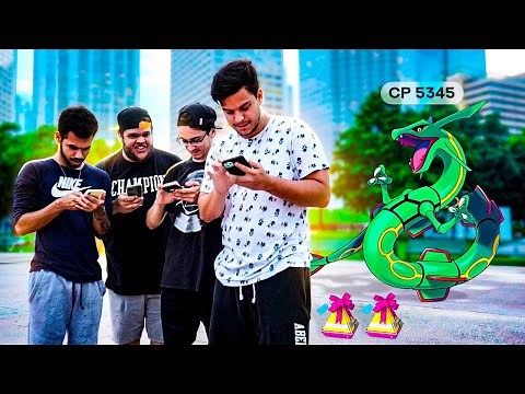 Pokemon GO: GANHEI UM RAYQUAZA ‹ EduKof Games ›