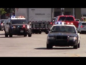 LASD Crown Victoria & FPIU Responding