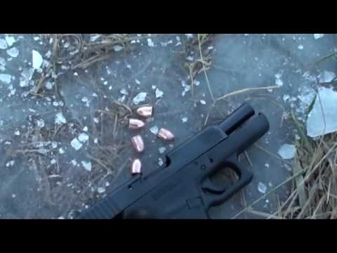 Spinning Bullets on Ice - Demonstration and RPM Calculation