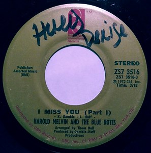 Harold Melvin And The Blue Notes - I Miss You