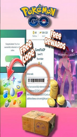 Hurry! Free Pokémon GO Promo Code Available Now! #pokemon #pokemongo #youtubeshorts