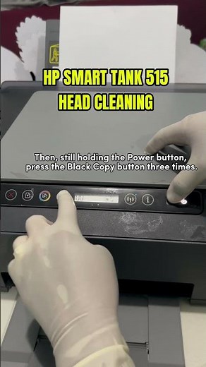 Hp Smart Tank 515 Head Cleaning #hpprinter #printer Hp Printer Repair