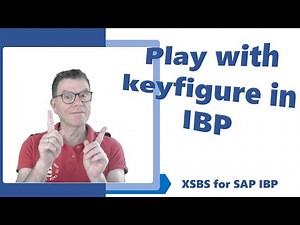 Manage keyfigure values in SAP IBP with XSBS for IBP