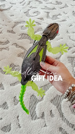 Katie Maynard • SimplyKatieLynn on Instagram: "Comment GIFT IDEA for details✨ This isn’t your average toy 🦎 This remote-control gecko climbs walls, races across floors, and guarantees nonstop fun for kids and adults! #giftideas #amazonfinds #amazonhome #giftideaforkids #amazonhome #momhack #holidaygift #holidaygiftideas #giftguide #screenfreekids https://amzlink.to/az069RX3fvScP remote control wall climbing toy. fun gift ideas for kids. unique gifts for adults. best toys for all ages. cool Amaz