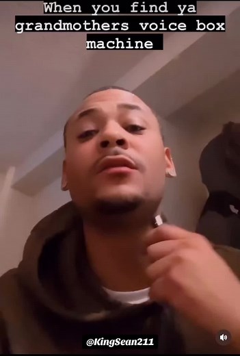 Whenn you find your G-mas voice box! 😂💯@Mr Talkbox @Laverl Bumpus #voiceeffects #voicebox #synthesizer #surprise #talent #fyp #lit #💯 #🔥 #tiktok #viral #amazing