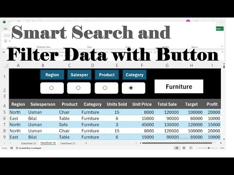 🔥 Smart Search System in Excel | Filter Table Dynamically with Formula Only