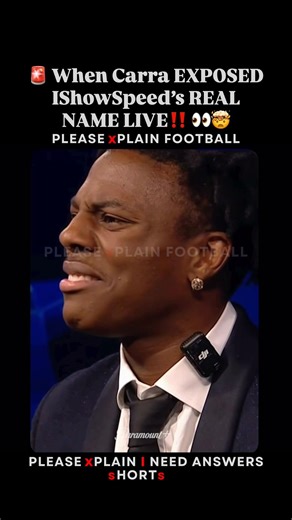 🚨 When Carra EXPOSED IShowSpeed’s REAL NAME LIVE on AIR‼️ 👀🤯