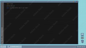 Developer Software Code Mock-up with Generic Programming Language. Dark Interface with Black Background. Template for Computer Displays and Laptop Screens.