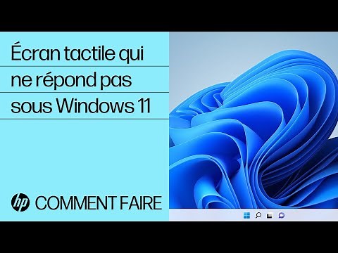 Écran tactile qui ne répond pas sous Windows 11 | Service informatique HP | HP Support