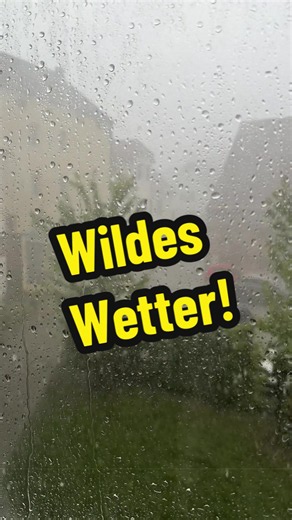 Geht bloß direkt rein. Bei mir, Erlangen/Nürnberg ist gerade Untergang angesagt. #wetter #gewitter #regen #wind #vorsicht