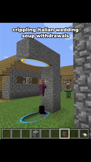 Minecraft but with portal guns
