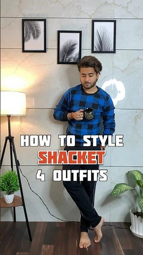 How to style shacket 4 outfits | Men’s fashion | Jackets style | #mensfashion