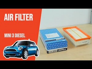 How to replace the air filter Mini mk3 One D 💨