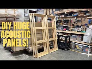 How to Build TALL 2x6 foot Acoustic Panels for Vocal Booth!