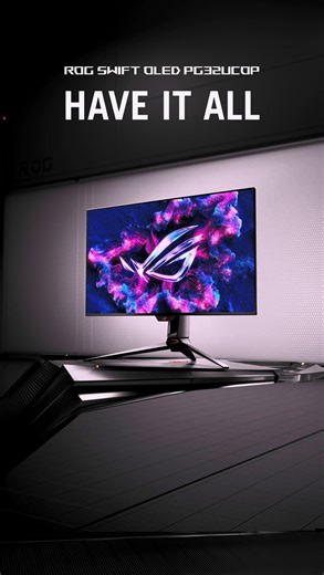 Check de #ROGSwiftOLED #PG32UCDP monitor. Wat je ook speelt, wij hebben het voor je klaarstaan: kies voor geweldige 4K 240Hz graphics of super soepele FHD 480Hz gameplay 😎 🔥🖥️ Tijd voor een upgrade 👉 https://rog.gg/PG32UCDP #ROGOLEDmonitor | ASUS Republic of Gamers