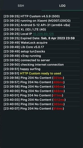 Cara setting Destination Ping di Http Custom v4.5.9(500) #httpcustom #caraubahkuota #config