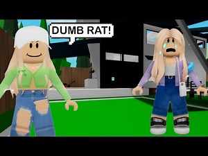 MY FOSTER SISTER PRETENDS TO BE MEAN TO ME!! **BROOKHAVEN ROLEPLAY** | JKREW GAMING