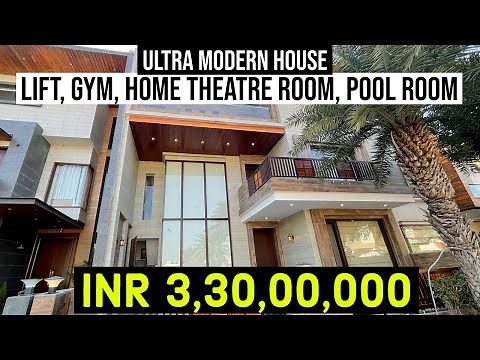 Inside a Ultra Modern Design 300 Gaj Triple Story House With Luxury Interior Work