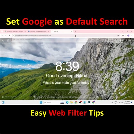 13K views · 214 reactions | Learn how to set Google as your default search engine and apply easy web filter tips to enhance your browsing experience. Follow our simple steps for a more efficient and safe online search. #GoogleSearch #DefaultSearchEngine #WebFilter #BrowserTips #SearchEngineSetup #TechTips #InternetSafety #BrowsingEfficiency #EasyGuide #TechHacks | Buzz2day Tech | Facebook