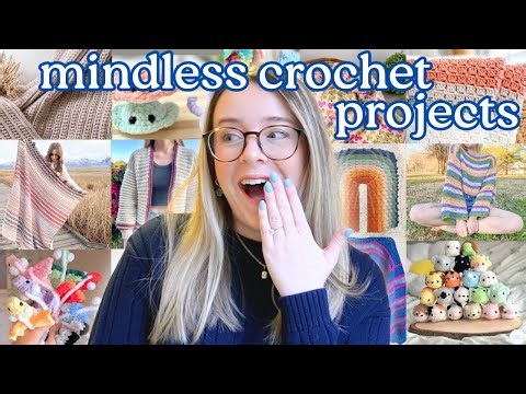 Try These 20 Mindless Crochet Projects The Next Time You Need A BREAK!🧶🥱