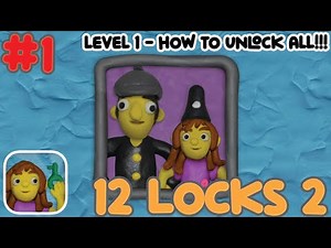 12 LOCKS II Walkthrough Level 1 HOW TO UNLOCK ALL LOCKS | 12 CADEADOS 2 COMO ABRIR TODOS OS CADEADOS