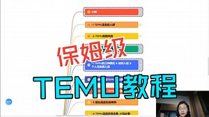 【TEMU教程】从0-1手把手教会你运营temu！