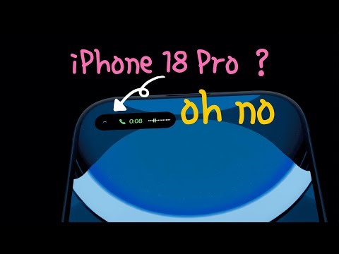 A punch-hole cutout in the top left corner? I don't quite believe this design for the iPhone 18 Pro