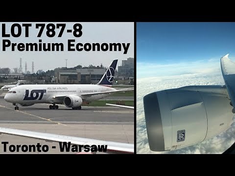 LOT Polish Airlines Boeing 787-8 Full Flight | Premium Economy | Toronto to Warsaw