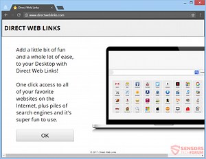 Remove Direct Web Links Ads