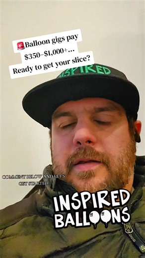I love teaching and inspiring people to push the level of the balloon industry! So its time to turn @inspiredballoons into what it was ultimately always meant to be the ultimate balloon training for balloon professionals Start at ANY skill level. I’ll show you exactly how to grow. Comment BALLOON for early access 🎈👇🎈 Balloon gigs regularly pay $350–$1,000 — yes, even when you're just getting started. My very first minimum was $250… now it’s $500, and most events climb FAST depending on twisti
