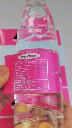 Making Custom Graduation Water Bottle Labels Printed With Inkjet Printer