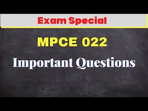 Important Questions | MPCE 022 | Assessment In Counselling And Guidance | IGNOU