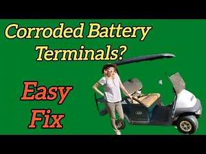 How to Clean and Maintain Corroded Batteries on a Club Car Precedent 48V Golf Cart | Step-by-Step