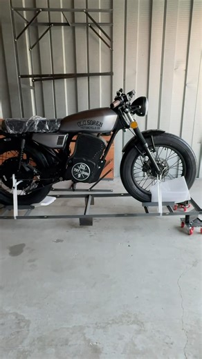 We have one gunmetal grey cafe racer motorcycle left. 👀 #caferacer #aesthetic