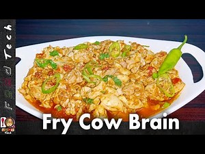 Cow Brain Masala Fry Simple and Easy Bheja Fry Masala Recipe l Food Tech