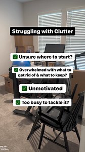 Struggling with clutter and feeling overwhelmed? 🏠 Don’t worry, you’re not alone! Here’s what I can do to help: Break it down: Let’s tackle clutter one step at a time. Address the mindset: Say goodbye to those ‘what if’ worries. Support along the way: You don’t have to do this alone!Ready to finally kick clutter to the curb? 👉 Comment ‘ready’ and I’ll send over details about my step-by-step decluttering guide workbook. Let’s do this together! 💪 . . #DeclutteringJourney #StepByStepGuide #clean