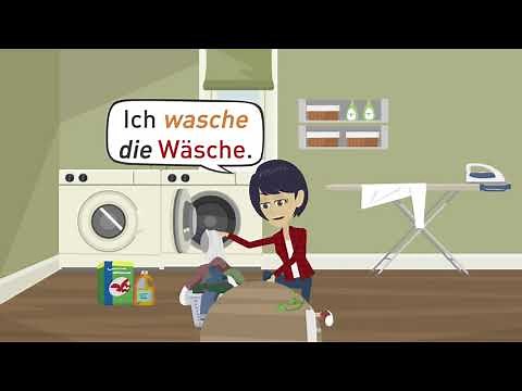Learn German A1 | Vocabulary daily routine | Article "der", "die" or "das" | Verbs present & perfect