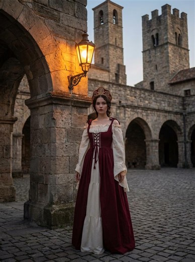 Burgundy Renaissance Dress for Women, Medieval Queen Costume, Tudor Gown, Historical Fairytale Cosplay, Maxi Princess Dress - Etsy
